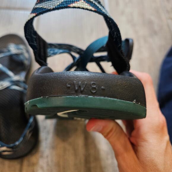 Chaco ZX/2 Classic Sandals Women’s 8 Dual Strap Blue Adjustable Hiking Shoe - Picture 7 of 10